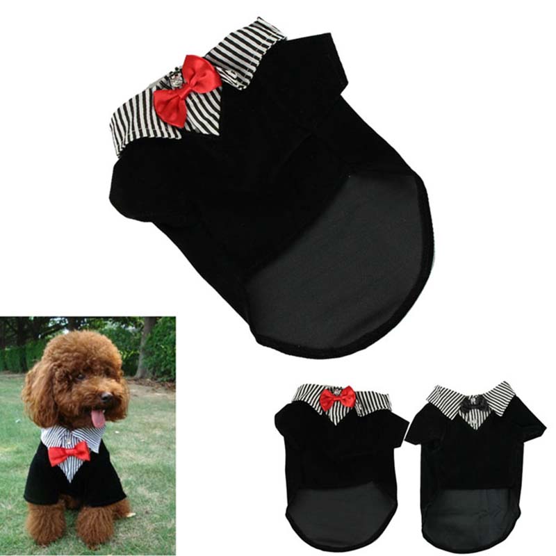 Clothing for dogs Puppy Pet Dog Clothes Cotton Western Style Male Suit